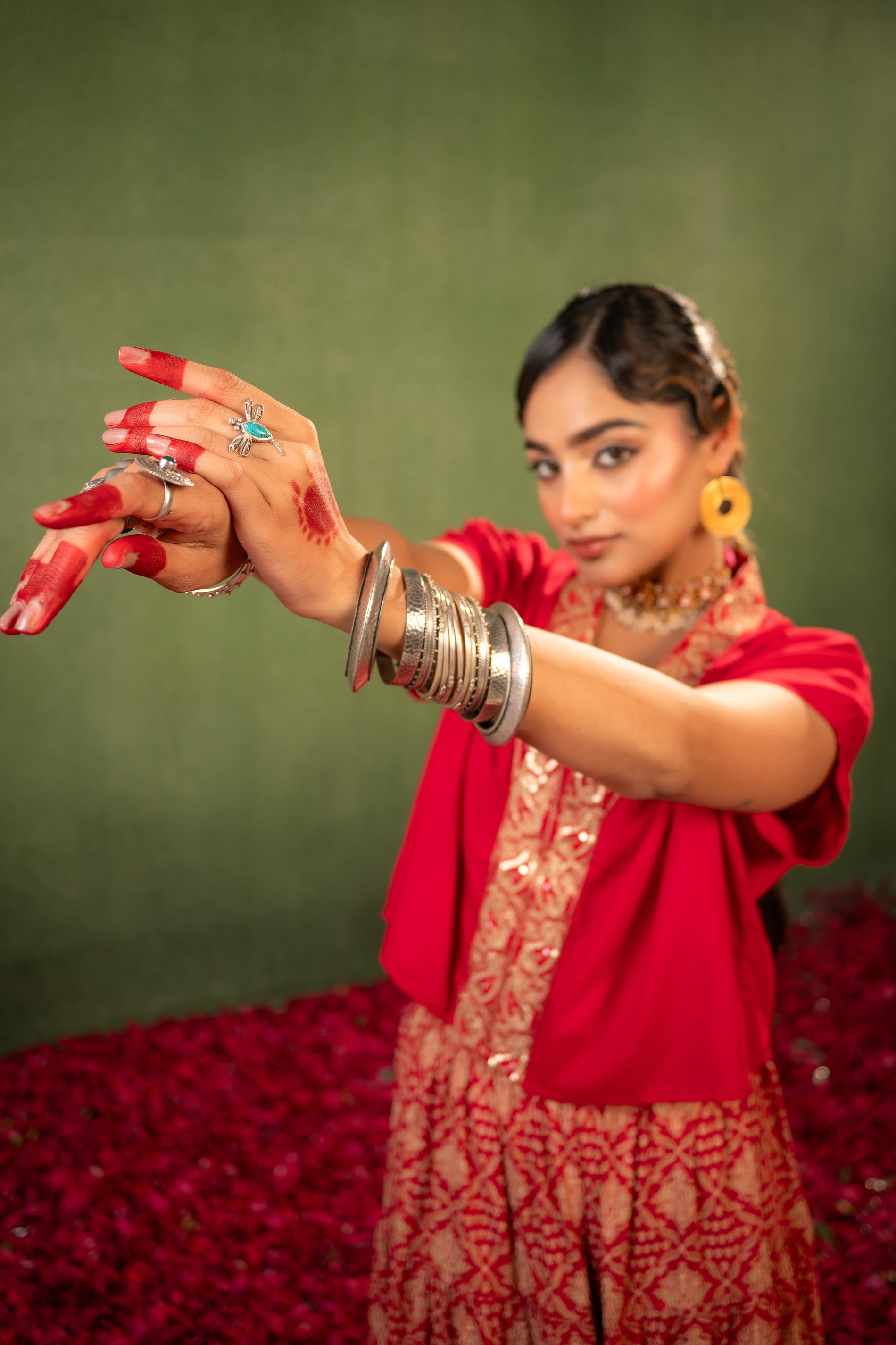 Virasat Printed Skirt Set