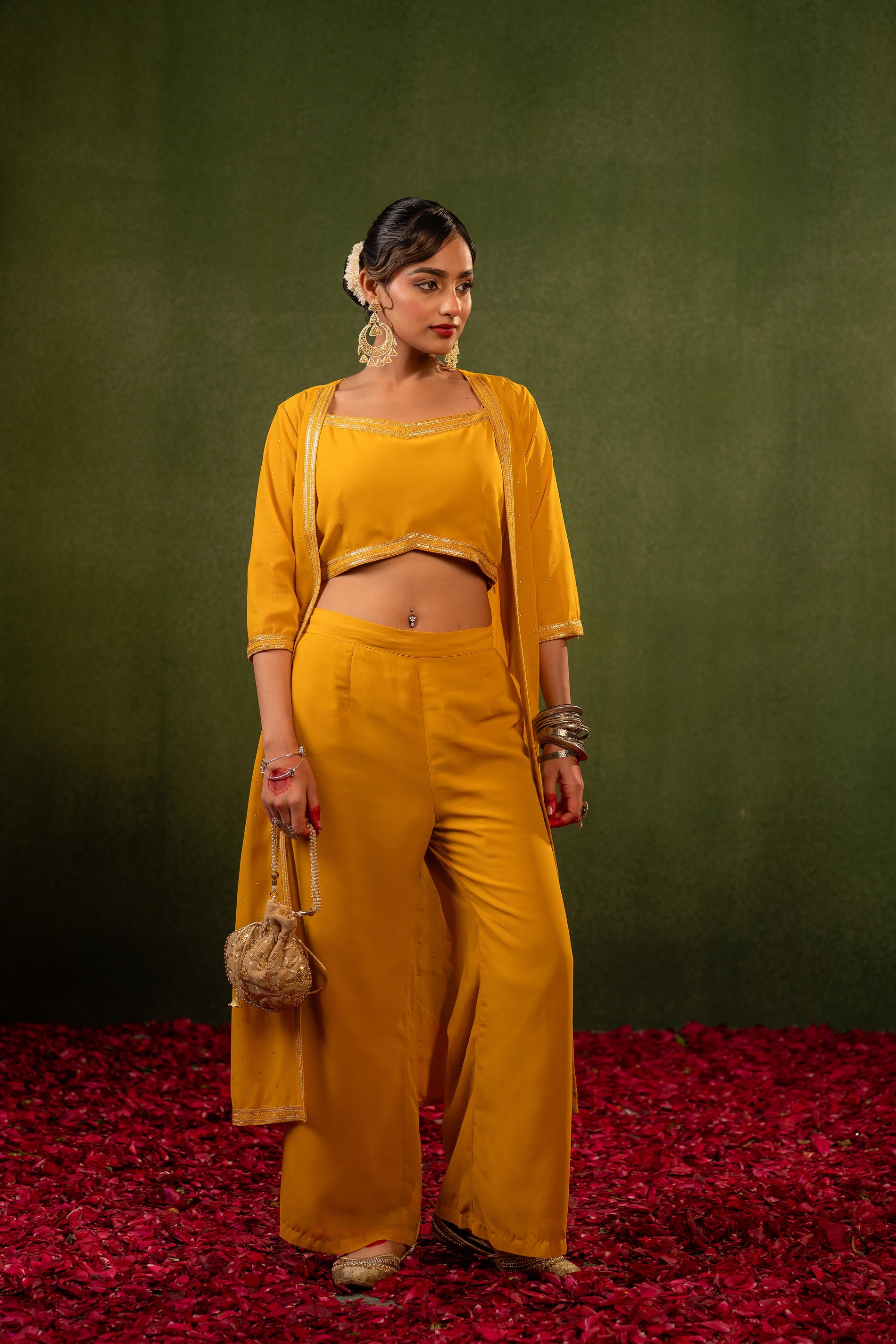 Mustard Aura  Co-Ord Set