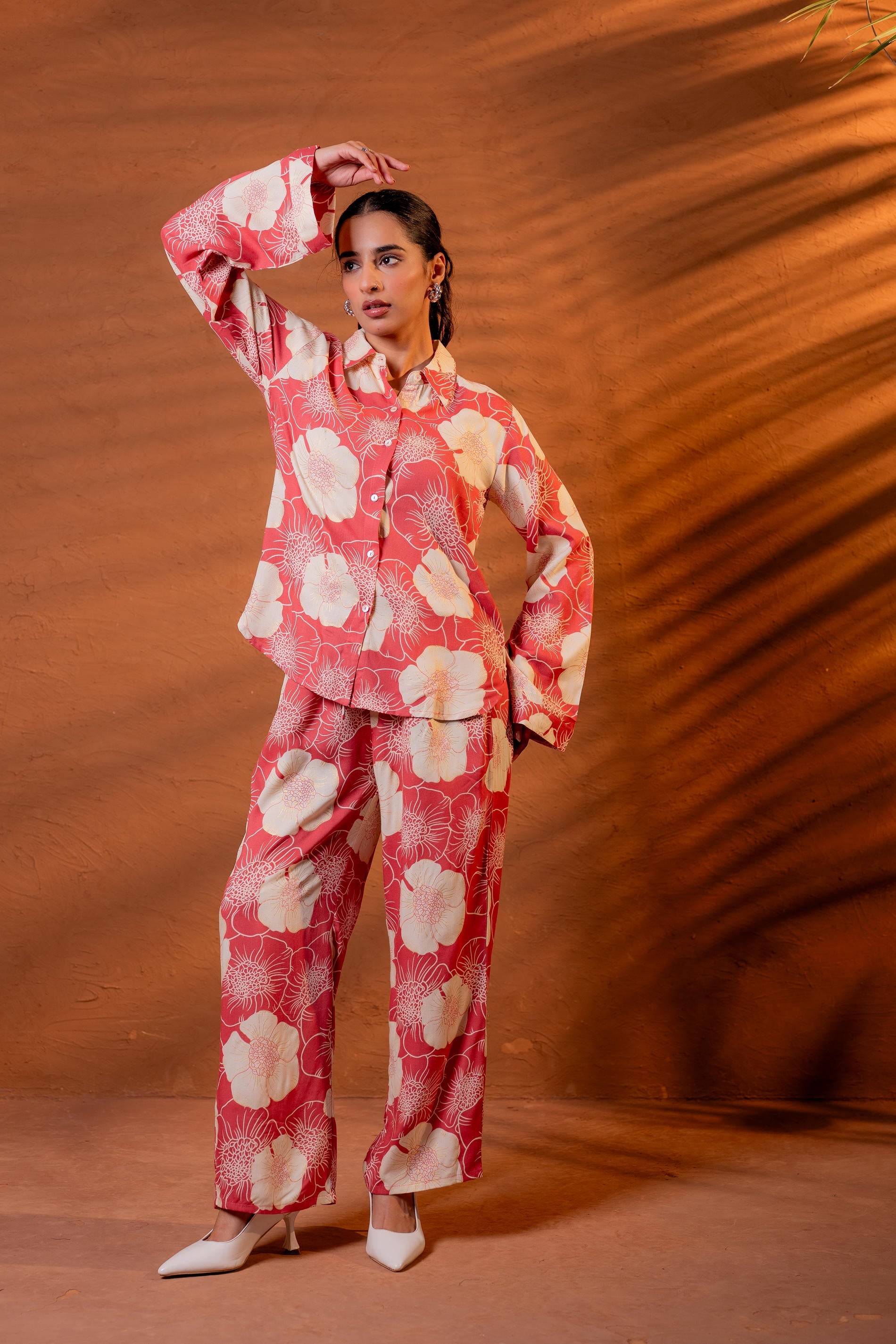 Women’s Relaxed Fit Floral Printed Co-ord Set