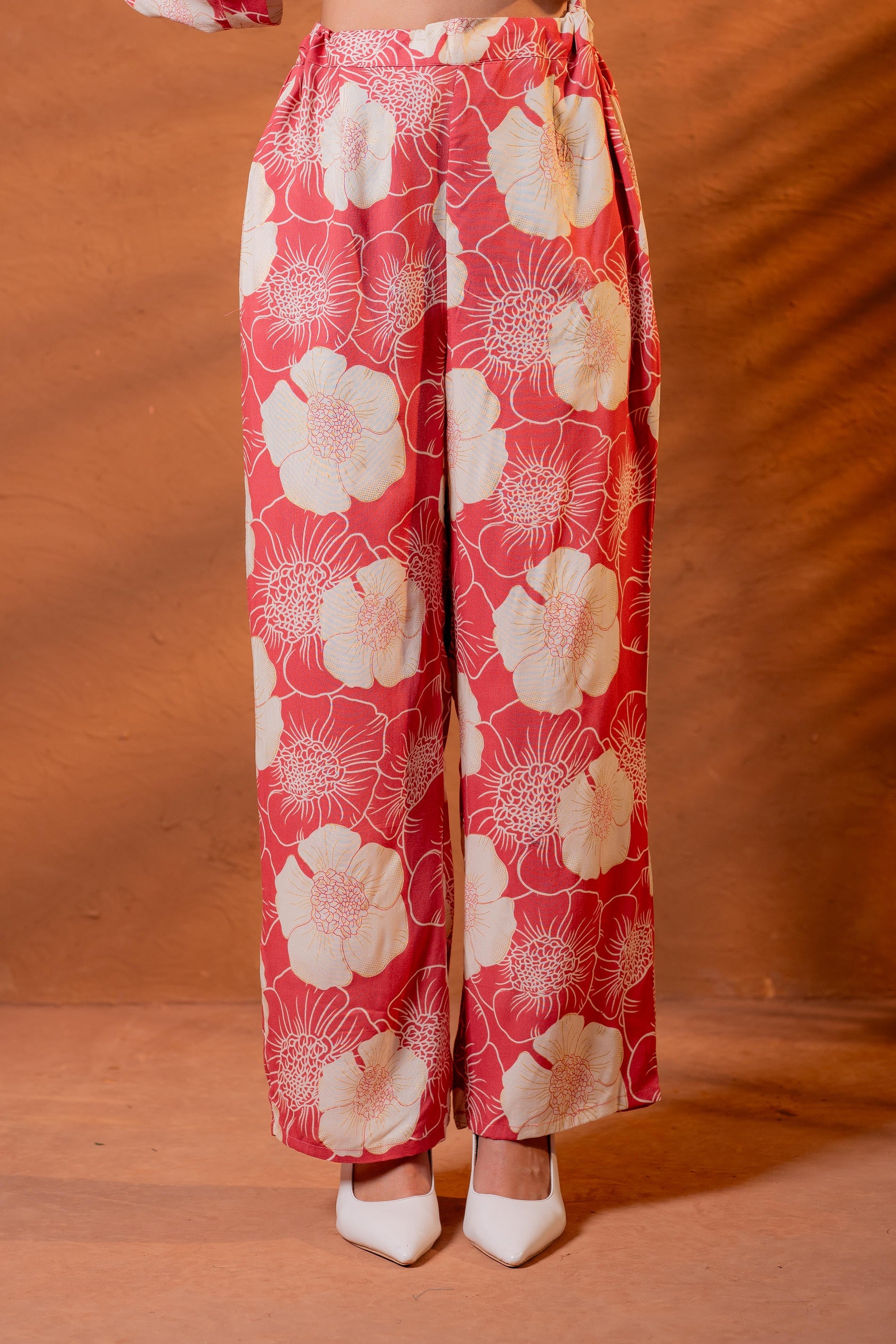 Women’s Relaxed Fit Floral Printed Co-ord Set