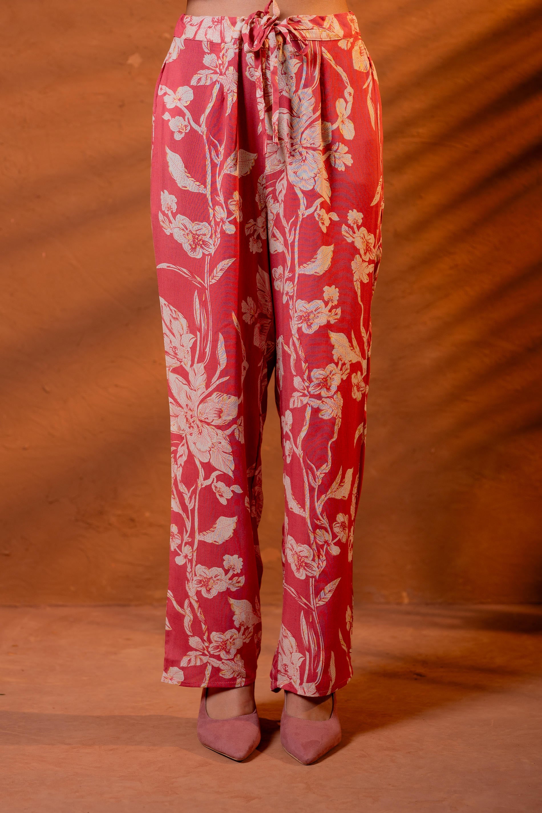 Women’s Relaxed Fit Floral Printed Co-ord Set