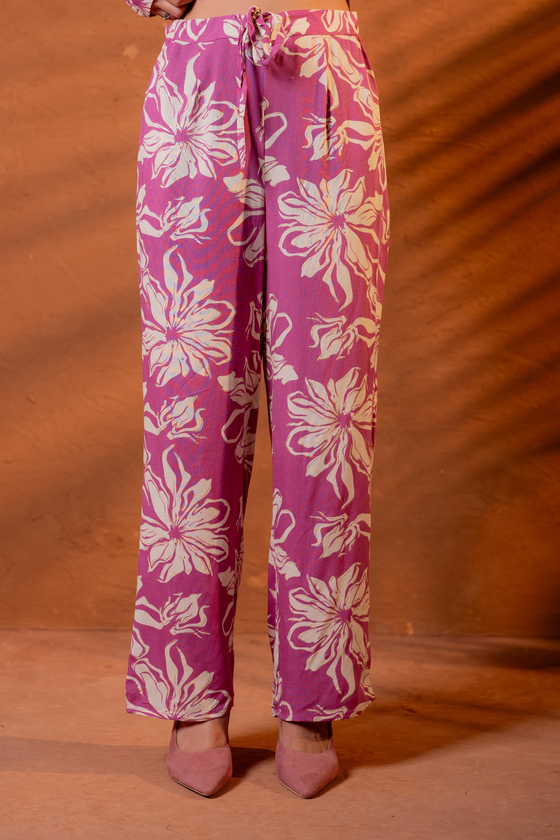 Women’s Relaxed Fit Floral Printed Co-ord Set