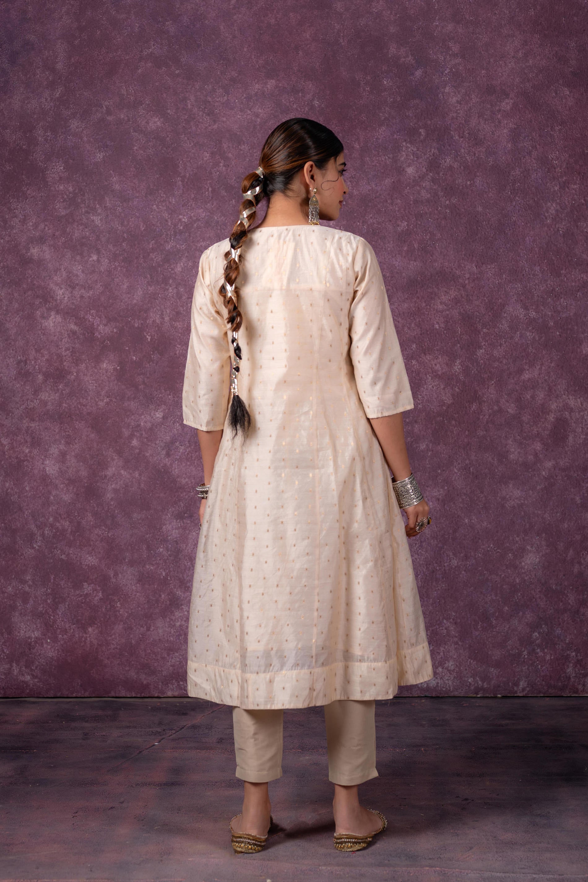 Ivory Noor A-Line Kurta