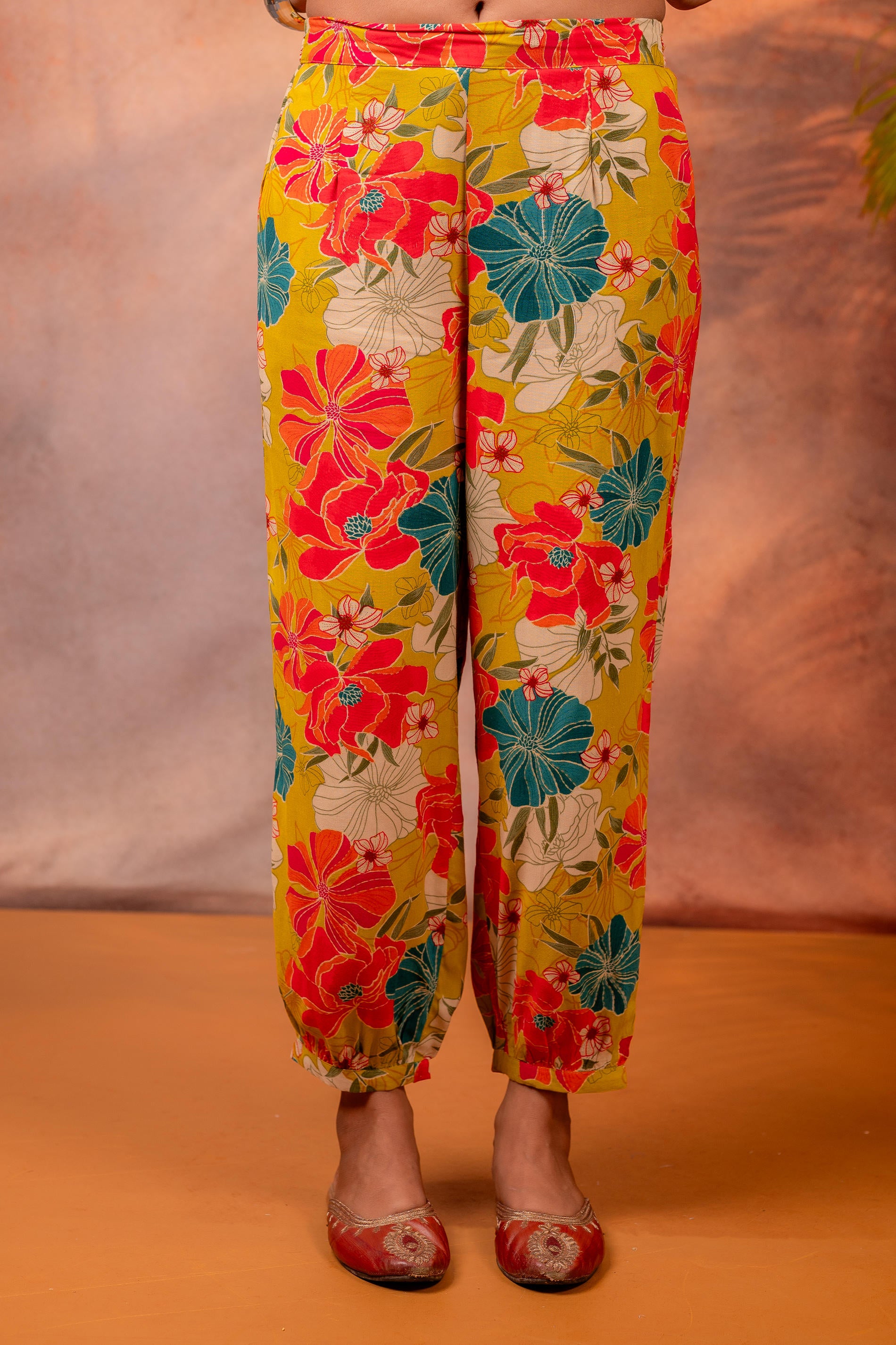 Sunflora Bloom Printed Kurta Set