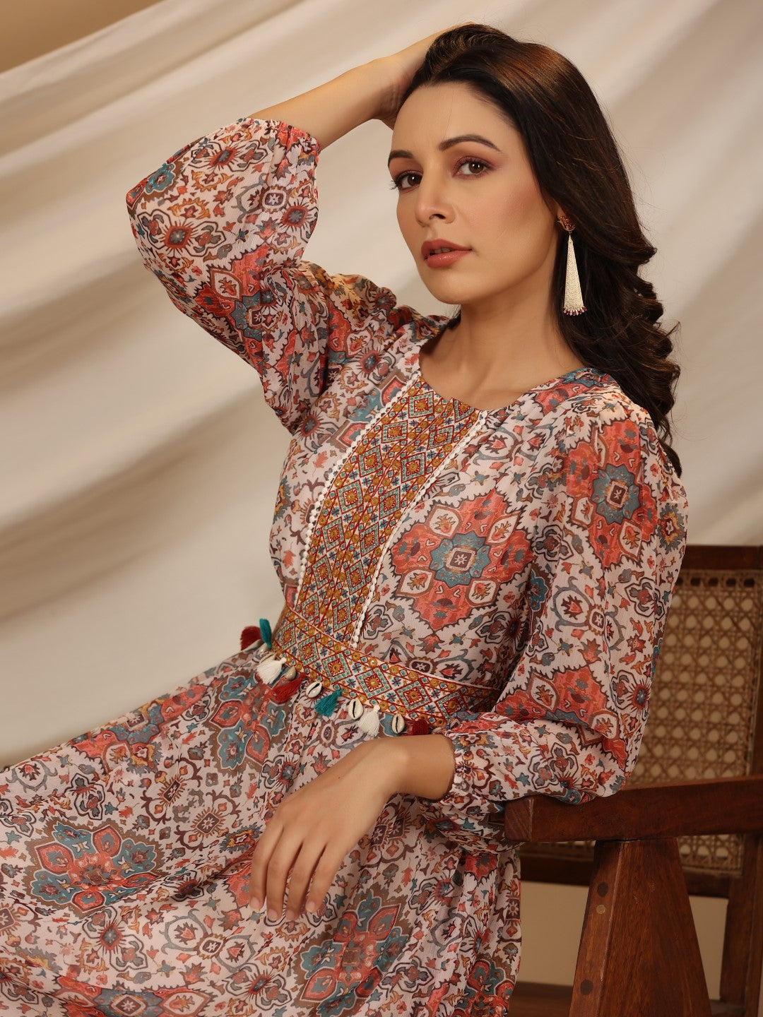 Chiffon work dress outlet