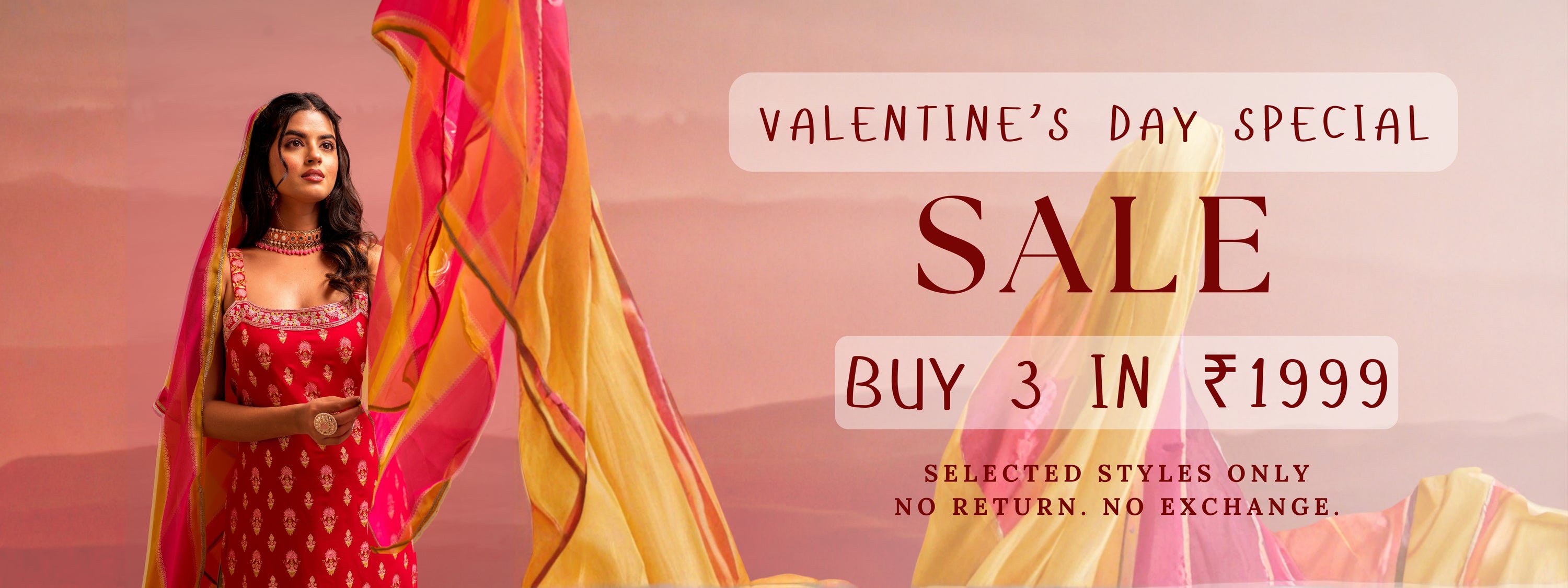 Valentine's Day Special Sale Web Banner