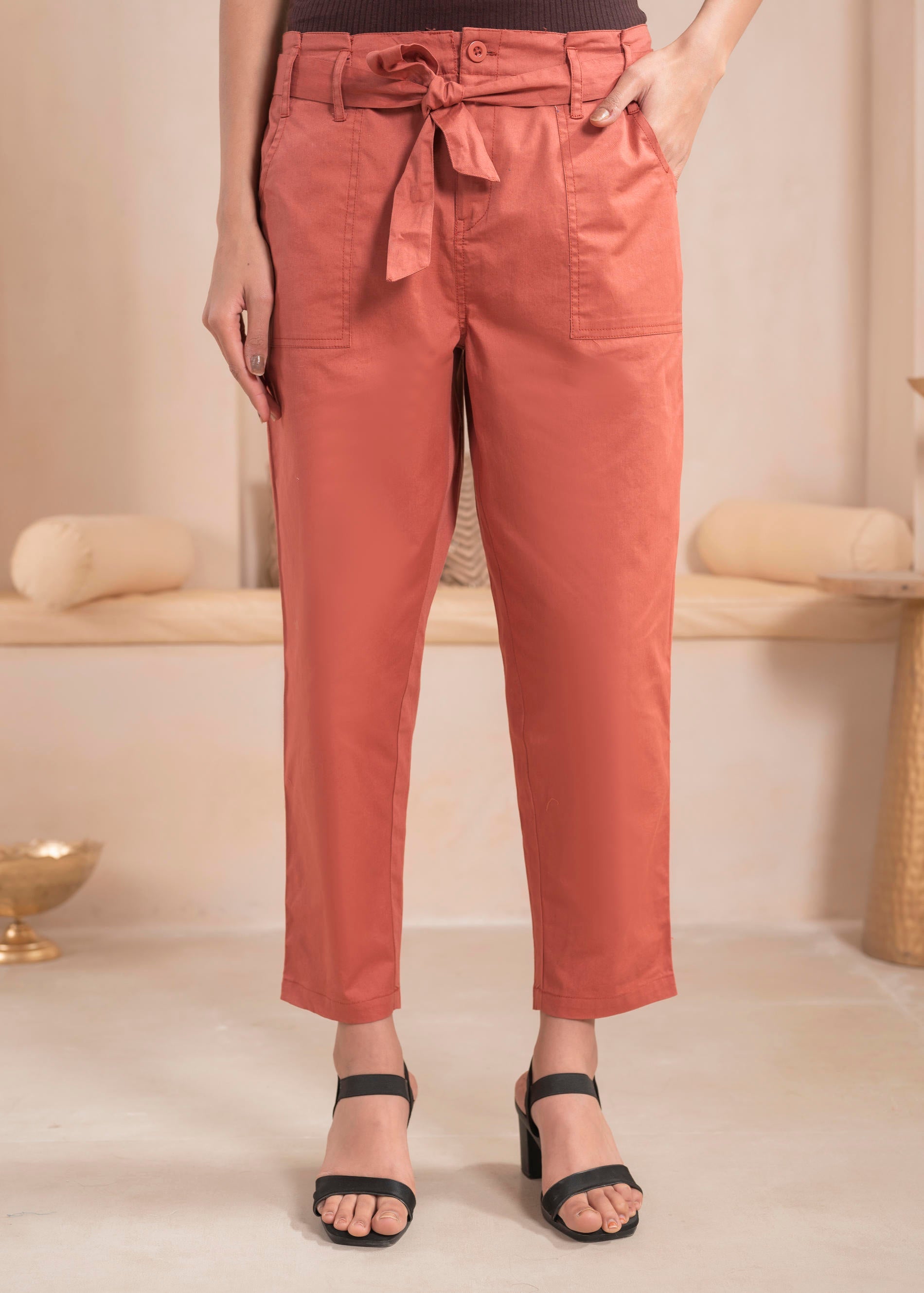 Lamora Women’s  Straight-Fit Utility Pants