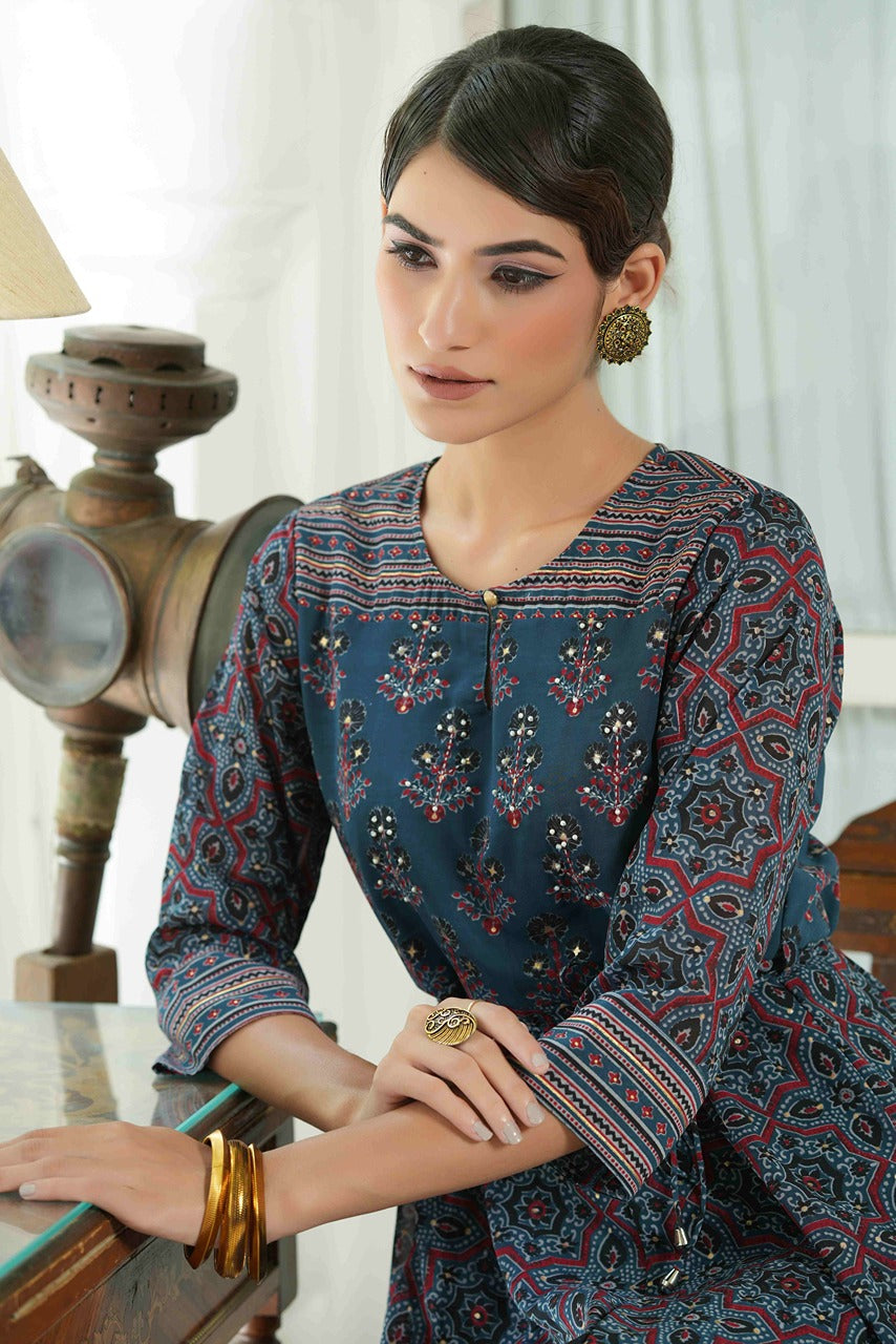 A line anarkali sales kurta