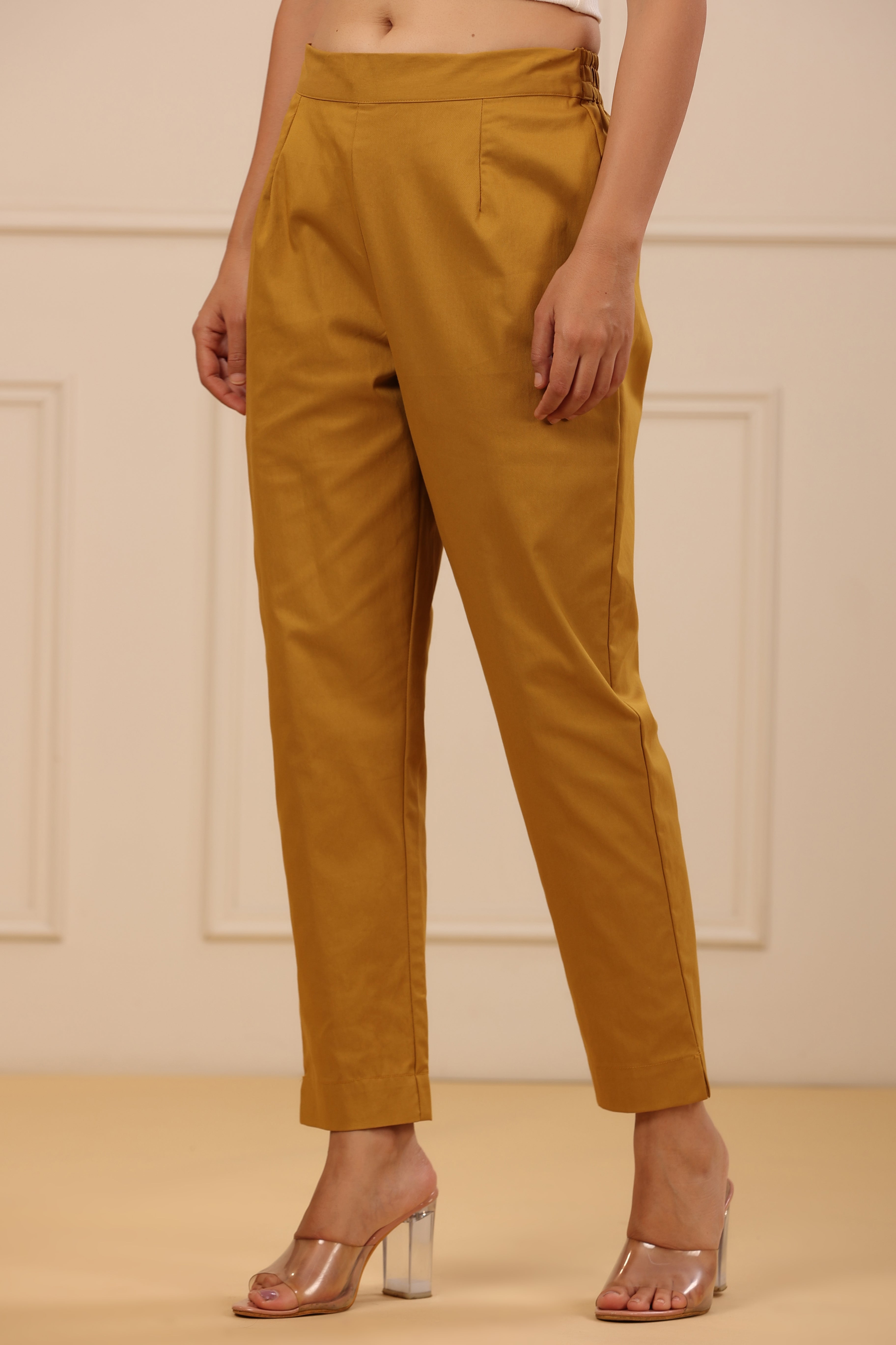 Wray - Fielding Pant High Waisted Trouser in Tamarack | STATURE
